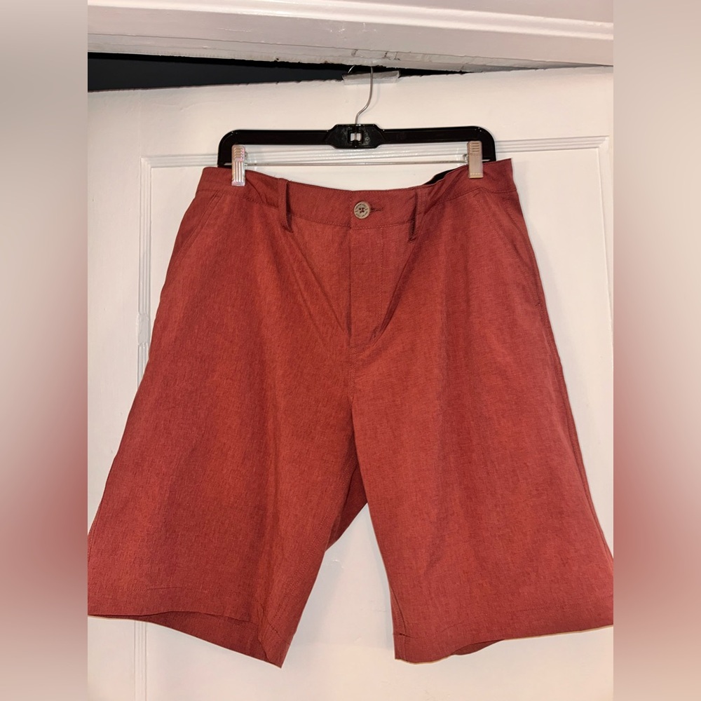 Men's Casual rust colored Shorts size 36 waist inseam 10” by One Day Away